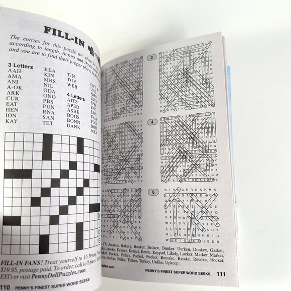 Penny Press Word Seeks Lot of 3 - Picture 10 of 12